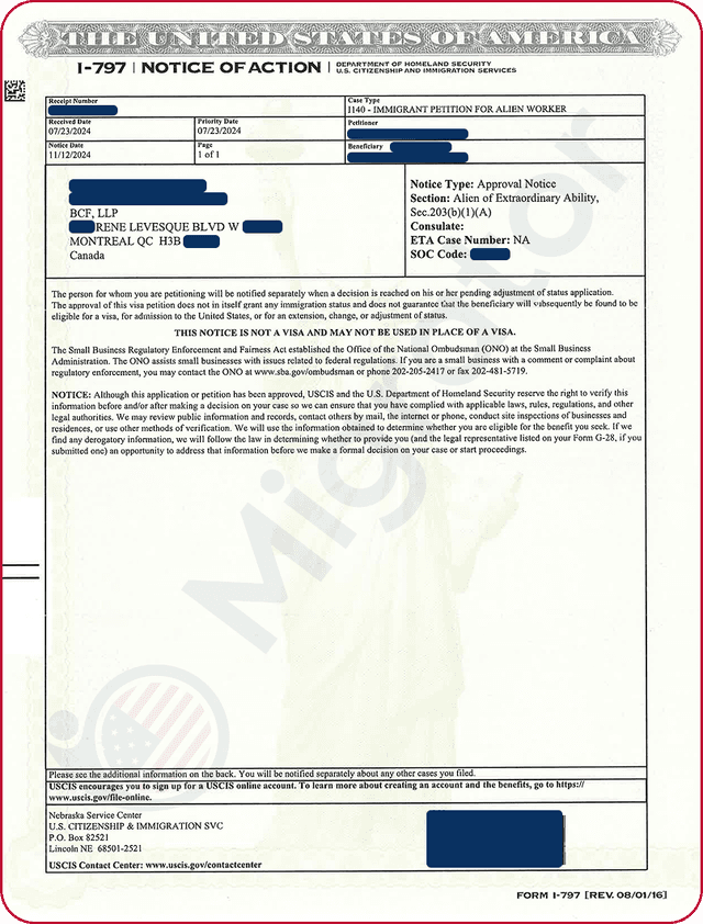 Case: EB-1A Approved for a PR Agency Head in Marketing and PR