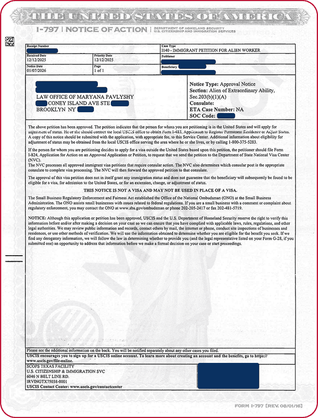 Case: EB-1A Approved for an Automotive Business Entrepreneur