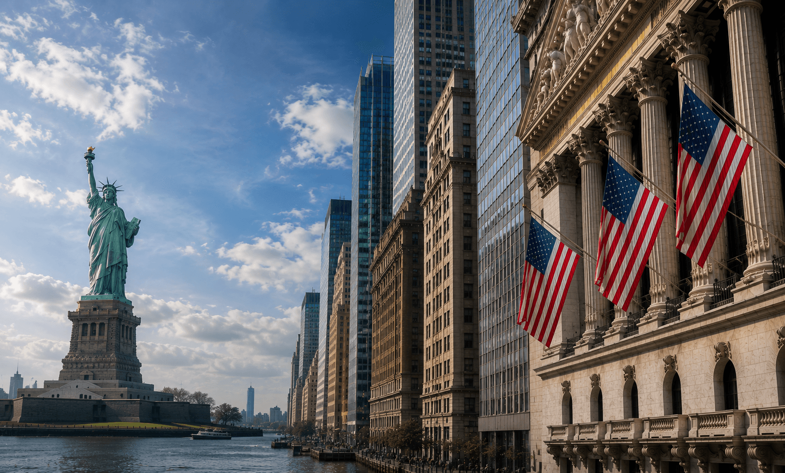 Wall Street, финансовый район Манхэттена — виза инвестора в США